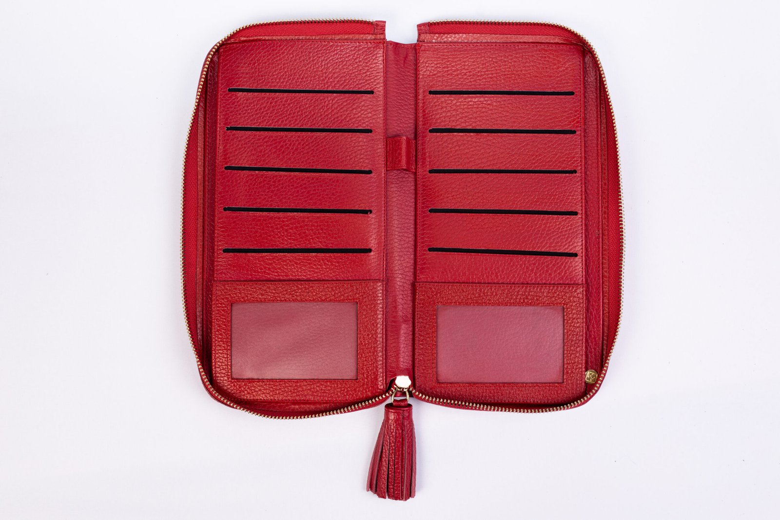 Portapasaporte Familiar 8 Zipper - Pompón